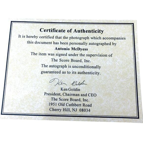 Antonio McDyess #24 Denver Nuggets Signed 8x10 Photo w/ COA - Picture 3 of 3